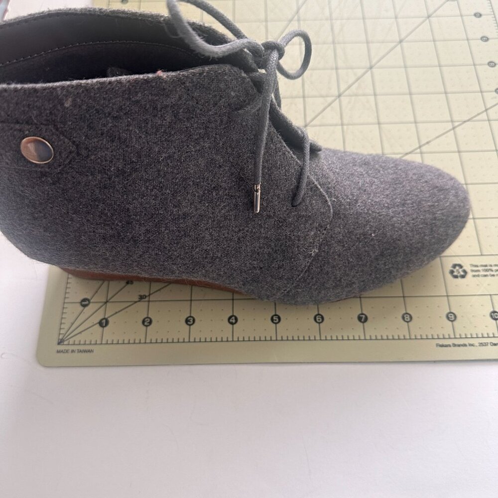 Dr. Scholl's Women's Create Wedge Bootie Shoes Mid Grey Size 7.5 - Picture 8 of 10